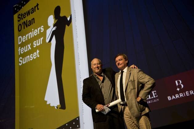 Festival du Cinema Americain in Deauville - Filmpremiere L Histoire de l Amour 211124 Arnal-Bar Starface 2016-09-07 Deauville France 42nd Deauville American Film Festival. Red Carpet of l histoire de l amour le LauroÂ©at du prix littoÂ©raire Lucien BarrioÂ¨re : Stewart O nan et eric Neuhoff  Copyright: xArnal-Barx STAR_211124_014