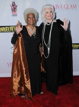 September 7, 2016 - Hollywood, CA, United States - 07 September 2016 - Hollywood, California. NIchelle Nichols, Celeste Yarnall. Los Angeles Premiere of Unbelievable!!!!! held at TCL Chinese Theatre. Photo Credit: AdMedia Hollywood United States - ZUMAa123