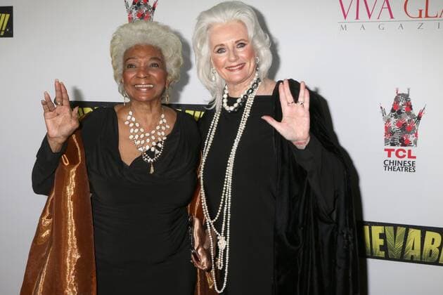 LOS ANGELES - SEP 7: Nichelle Nichols, Celeste Yarnall at the UNBELIEVABLE!!!!! Premiere at the TCL Chinese 6 Theaters on September 7, 2016 in Los Angeles, CA  Copyright: xKathyxHutchinsx