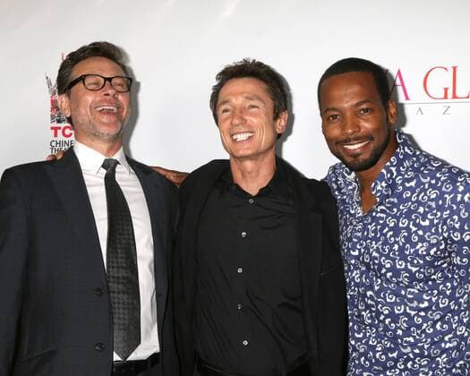 LOS ANGELES - SEP 7: Connor Trinneer, Dominic Keating, Anthony Montgomery at the UNBELIEVABLE!!!!! Premiere at the TCL Chinese 6 Theaters on September 7, 2016 in Los Angeles, CA  Copyright: xKathyxHutchinsx