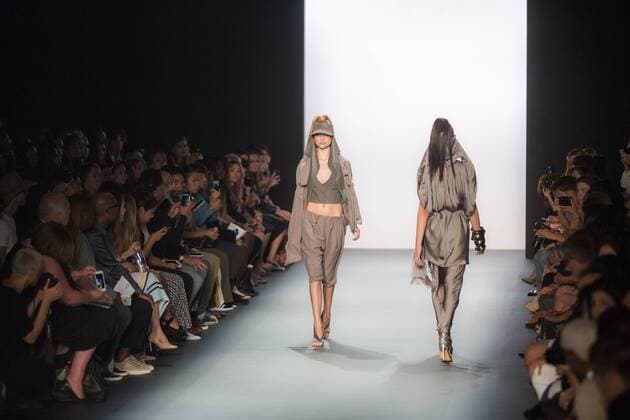 (160908) -- NEW YORK, Sept. 8, 2016 -- Models display creations of Nicholas K 2017 Spring Summer collection during the New York Fashion Week in New York, the United States, Sept.8, 2016. ) U.S.-NEW YORK-FASHION WEEK-NICHOLAS K LixChangxiang 