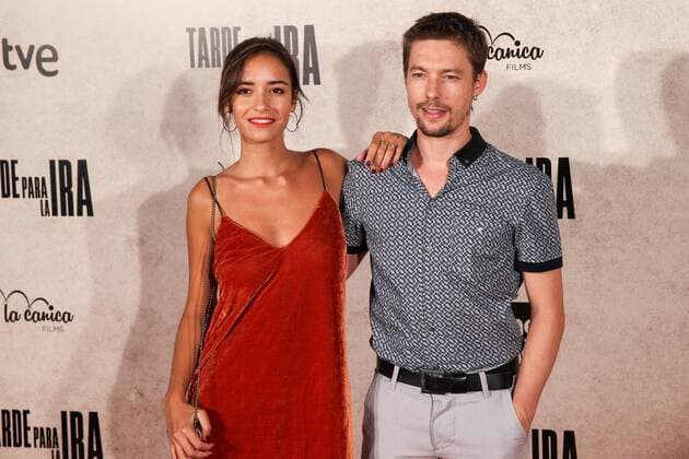 Tabata Cerezo and Ian Cornet during the premiere of the film Tarde para la Ira in Madrid. September 08, 2016.  (20160908048)