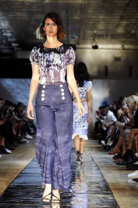 New York Fashion Week - Ann Amour Modenschau USA: Ane Amour Spring-Summer 2017 Runway Show Ane Amour presents her Spring-Summer 2017 collection as part of the New York Fashion Week.  JohanaxToro