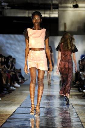 New York Fashion Week - Ann Amour Modenschau USA: Ane Amour Spring-Summer 2017 Runway Show Ane Amour presents her Spring-Summer 2017 collection as part of the New York Fashion Week.  JohanaxToro