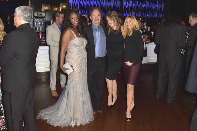 Angelique Fawcette, Gary Graham, Dina Meyer und Olivia d™Abo bei der After-Party der Weltpremiere der Sci-Fi Parodie Unbelievable!!!!! im Ohm Nightclub. Los Angeles, 07.09.2016 Foto:xD.xStarbuckx xFuturexImage
