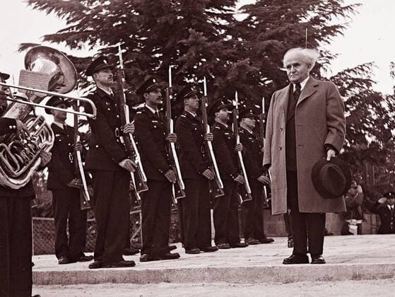 David ben Gurion first Prime Minister of Israel 1948 WHA  !ACHTUNG AUFNAHMEDATUM GESCHÄTZT! Copyright: WHA UnitedArchivesWHA_061_0805
