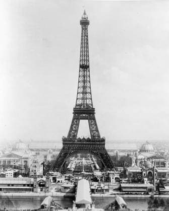Photographic print of the Eiffel Tower. Dated 1889 WHA  !ACHTUNG AUFNAHMEDATUM GESCHÄTZT! Copyright: WHA UnitedArchivesWHA_063_0203
