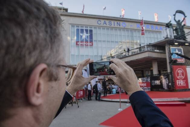 Illustration picture taken during the premiere of Everybody Happy , opening film of the tenth edition of the Oostende Film festival, in Oostende, Friday 09 September 2016.  JONASxROOSENS 04927468