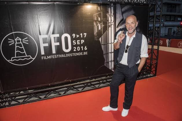 Director Nic Balthazar pictured ahead of the premiere of Everybody Happy , opening film of the tenth edition of the Oostende Film festival, in Oostende, Friday 09 September 2016.  JONASxROOSENS 04927459