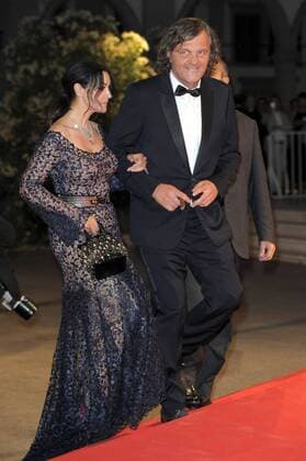73rd Venice Film Festival, Red Carpet film On the milky road . Pictured: Monica Bellucci, Emir Kusturica  Copyright: xAlbertoxTerenghi Veneziax2016x
