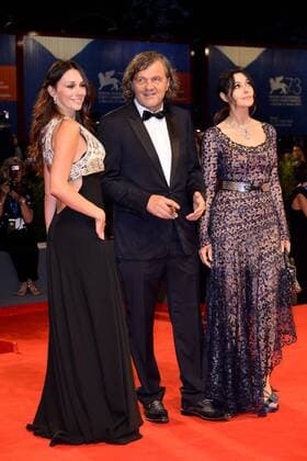 73rd Venice Film Festival, Red Carpet film On The Milky Road . Pictured: Sloboda Micalovic, Emir Kusturica, Monica Bellucci  Copyright: xSimonexComi Veneziax2016x
