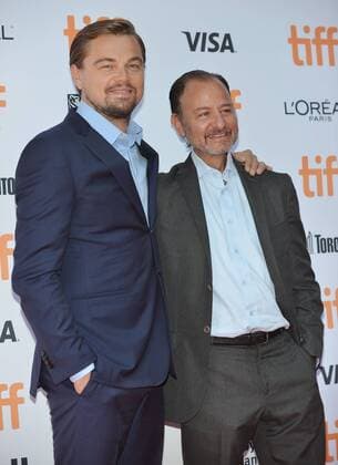 Toronto International Film Festival - Before the Flood Filmpremiere Leonardo DiCaprio and director Fisher Stevens arrive at the Toronto International Film Festival premiere of Before The Flood at the Princess of Wales Theatre in Toronto, Canada on September 9, 2016.  TOR2016090907 CHRISTINExCHEW