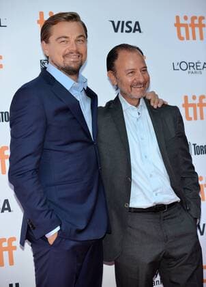 Toronto International Film Festival - Before the Flood Filmpremiere Leonardo DiCaprio (L) and director Fisher Stevens attend the Toronto International Film Festival premiere of Before The Flood at the Princess of Wales Theatre in Toronto, Canada on September 9, 2016.  TOR2016090902 CHRISTINExCHEW