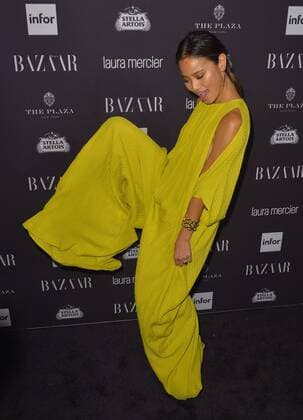 Harpers Bazaar Icons Event in New York Jamie Chung arrives on the red carpet at Harper s BAZAAR celebrates ICONS by Carine Roitfeld at The Plaza Hotel presented by Infor, Laura Mercier and Stella Artois on September 9, 2016 in New York City.  NYP20160909313 ANDREAxHANKS
