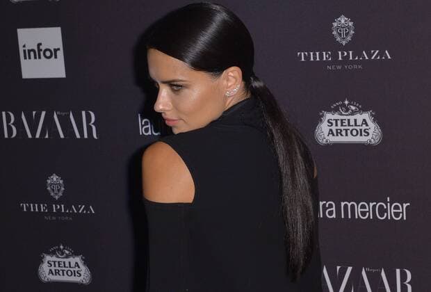 Harpers Bazaar Icons Event in New York Adriana Lima arrives on the red carpet at Harper s BAZAAR celebrates ICONS by Carine Roitfeld at The Plaza Hotel presented by Infor, Laura Mercier and Stella Artois on September 9, 2016 in New York City.  NYP20160909319 ANDREAxHANKS