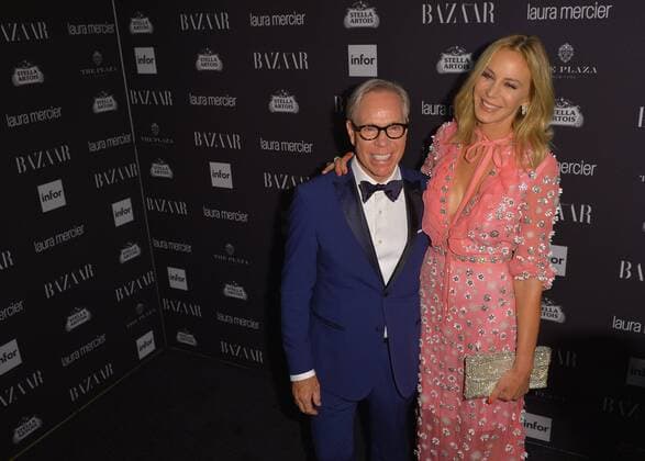 Harpers Bazaar Icons Event in New York Tommy Hilfiger and Dee Ocleppo arrive on the red carpet at Harper s BAZAAR celebrates ICONS by Carine Roitfeld at The Plaza Hotel presented by Infor, Laura Mercier and Stella Artois on September 9, 2016 in New York City.  NYP20160909305 ANDREAxHANKS