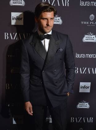 Harpers Bazaar Icons Event in New York Johannes Huebl arrives on the red carpet at Harper s BAZAAR celebrates ICONS by Carine Roitfeld at The Plaza Hotel presented by Infor, Laura Mercier and Stella Artois on September 9, 2016 in New York City.  NYP20160909325 ANDREAxHANKS