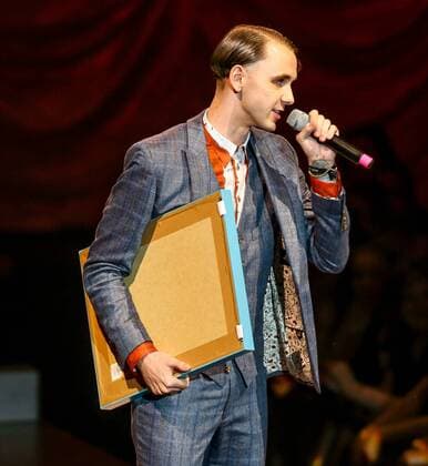 Tempodrom Berlin, Konzert von Drangsal Drangsal, Max Gruber Hoffnungsvollster Newcomer Preis Für Popkultur 2016