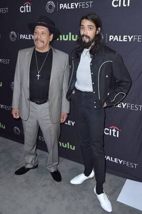 Danny Trejo mit Sohn Gilbert Trejo beim Screening der TV-Serie From Dusk Till Dawn: The Series im Paley Center for Media. Beverly Hills, 09.09.2016 Foto:xD.xStarbuckx xFuturexImage