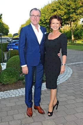 5. Aktion Kinderträume Golf Cup . Clemens Tönnies mit seiner Ehefrau Margit anläßlich des 5. Aktion Kinderträume Golf Cup am 09.09.2016 in St. Leon-Rot.