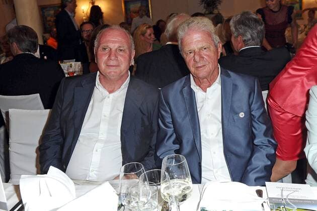 5. Aktion Kinderträume Golf Cup . Ulrich Uli Hoeneß und Dietmar Hopp ( Mitbegründer der SAP AG ) anläßlich des 5. Aktion Kinderträume Golf Cup am 09.09.2016 in St. Leon-Rot.