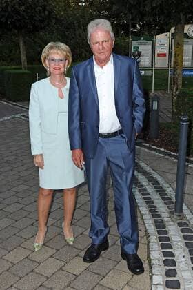 5. Aktion Kinderträume Golf Cup . Dietmar Hopp ( Mitbegründer der SAP AG ) mit seiner Ehefrau Anneli anläßlich des 5. Aktion Kinderträume Golf Cup am 09.09.2016 in St. Leon-Rot.