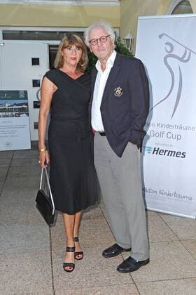 5. Aktion Kinderträume Golf Cup . Schauspieler Günther - Maria Halmer mit seiner Ehefrau Claudia anläßlich des 5. Aktion Kinderträume Golf Cup am 09.09.2016 in St. Leon-Rot.