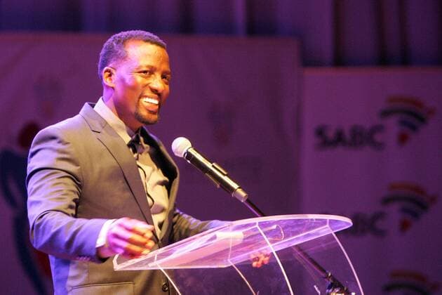 Moshito Music Conference and Exhibition at SABC JOHANNESBURG, SOUTH AFRICA ? SEPTEMBER 08: Actor Tony Kgoroge speaks during the Moshito Music Conference and Exhibition at the SABC on September 08, 2016 in Johannesburg, South Africa. Speaking during the conference, SABC COO Hlaudi Motsoeneng promised to do root out corruption at the corporation. ( Gallo00060963