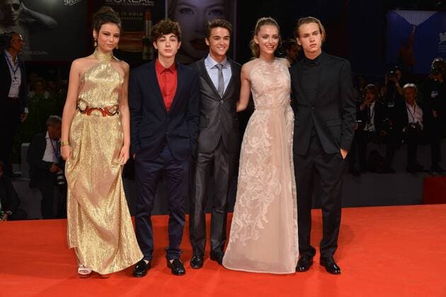 Bilder des Tages 73rd Venice Film Festival, Red Carpet film The Magnificent Seven . Pictured: Eleonora Gaggero, Federico Russo, Leonardo Checchi, Beatrice Vendramin, Saul Nanni  Copyright: xSimonexComi Veneziax2016x