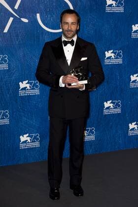 Bilder des Tages Filmfestspiele Venedig - Die Preisträger IPP DanieleCifal 10 09 2016 73. Mostra Internazionale d Arte Cinematografica Festival del Cinema di Venezia Filmfestival - Leone d Argento Gran Premio della Giuria Tom Ford  0