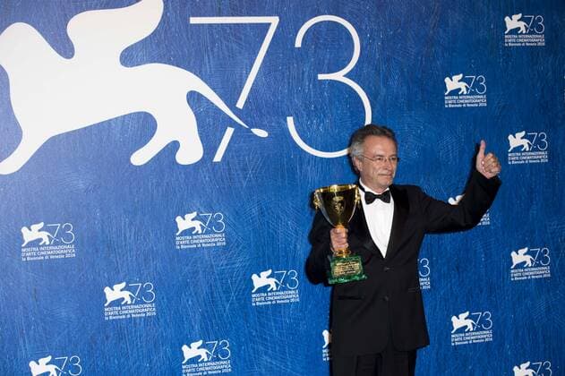 Filmfestspiele Venedig - Die Preisträger IPP DanieleCifal 10 09 2016 73. Mostra Internazionale d Arte Cinematografica Festival del Cinema di Venezia Filmfestival - Coppa Volpi - Bester Schauspieler Oscar Martinez  0