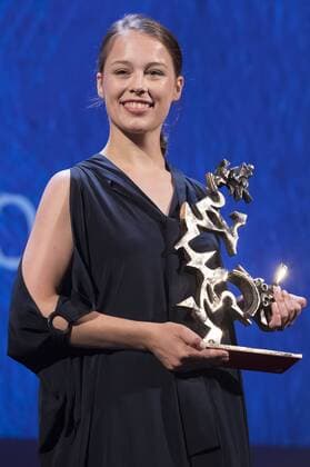 Paula Beer wins Marcello Mastroianni Award best young Actress for the movie Frantz at the award ceremony at the 73rd Venice International Film Festival on September 10, 2016 Foto:xDaziramx xFuturexImage