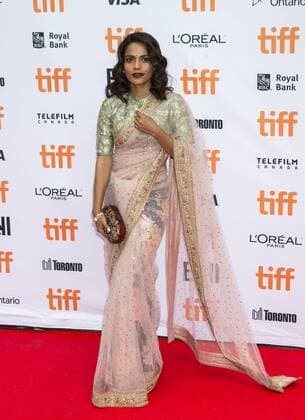 TORONTO, Sept. 10, 2016 -- Actress Priyanka Bose poses for photos before the world premiere of the film Lion at Princess of Wales Theatre during the 41st Toronto International Film Festival in Toronto, Canada, Sept. 10, 2016. )(zcc) CANADA-TORONTO-TIFF- LION ZouxZheng 