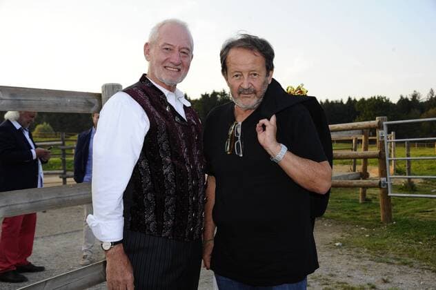 Sepp Schauer und Gernot Roll Tabaluga Golf Cup Charitygolf Abendgala Stall Greinwaldhof Tutzing 10. September 2016
