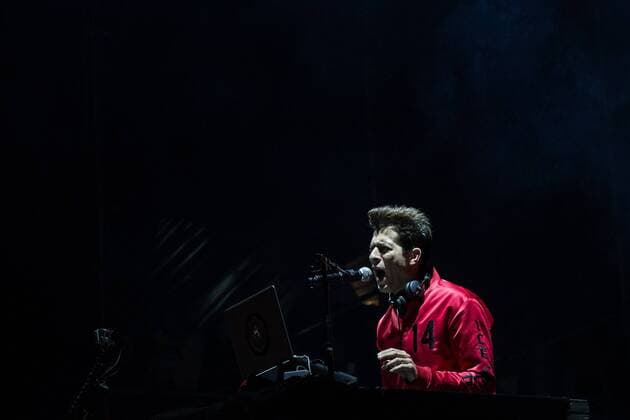 English dj Mark Ronson at Dcode music festival in Madrid. September 10, 2016.  (20160910002)