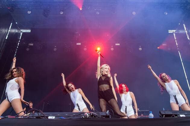 Swedish music Zara Larsson at Dcode music festival in Madrid. September 10, 2016.  (20160910006)