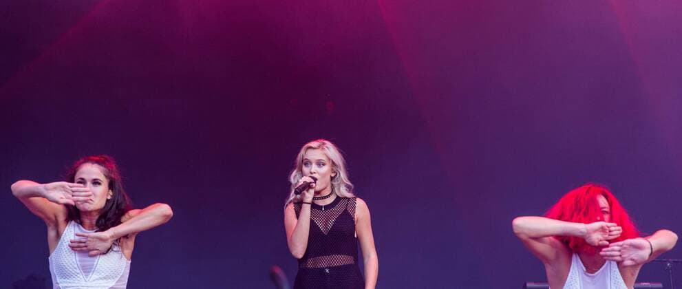 Swedish music Zara Larsson at Dcode music festival in Madrid. September 10, 2016.  (20160910002)
