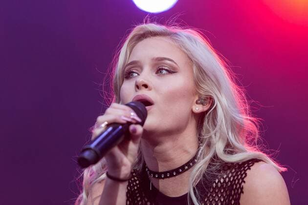Swedish music Zara Larsson at Dcode music festival in Madrid. September 10, 2016.  (20160910011)