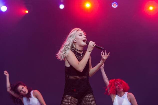 Swedish music Zara Larsson at Dcode music festival in Madrid. September 10, 2016.  (20160910014)