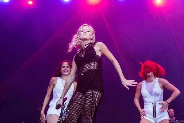 Swedish music Zara Larsson at Dcode music festival in Madrid. September 10, 2016.  (20160910007)