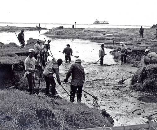 Jan. 26, 2009 - California, U.S. - 1969 oil spill clean. - ZUMAb77_