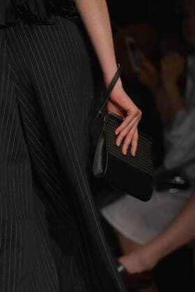 A model walks on the runway at the Tome show during New York Fashion Week: The Shows at The Dock, Skylight at Moynihan Station in New York City on September 11, 2016.  NYP201611010029 ANDREAxHANKS