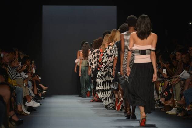 A models walk on the runway at the Tome show during New York Fashion Week: The Shows at The Dock, Skylight at Moynihan Station in New York City on September 11, 2016.  NYP201611010036 ANDREAxHANKS