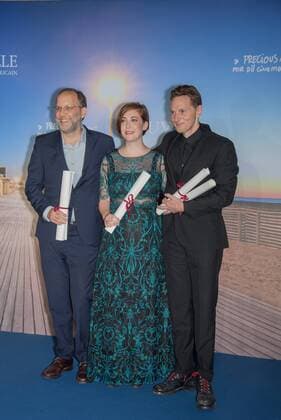 Festival du Cinema Americain in Deauville - Preisverleihung 211347 Arnal-Bar Starface 2016-09-10 Deauville France 42nd Deauville American Film Festival. Remise de prix. Photocall. Solondz Todd; Ross, Matt; Sachs, Ira  Copyright: xArnal-Barx STAR_211347_007