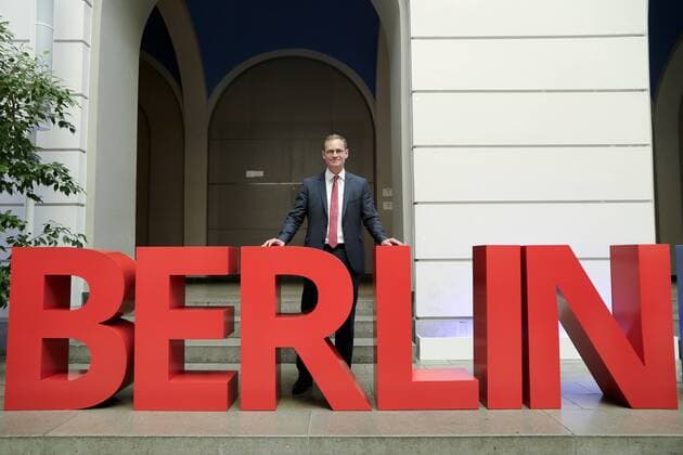 12.09.2016, Berlin, Deutschland - Foto: Michael Müller, SPD, Regierender Bürgermeister von Berlin, anlässlich eines Pressetermins in Berlin.