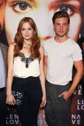 Emilia Schuele, Jannik Schuemann, Deutschlandpremiere von Lena Love im Mathaeser Filmpalast in Muenchen am 12.09.2016