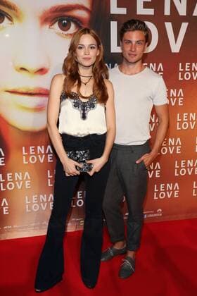 Lena Schuele, Jannik Schuemann, Deutschlandpremiere von Lena Love im Mathaeser Filmpalast in Muenchen am 12.09.2016