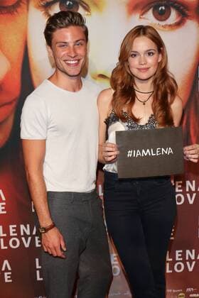 Jannik Schuemann, Lena Schuele, Deutschlandpremiere von Lena Love im Mathaeser Filmpalast in Muenchen am 12.09.2016