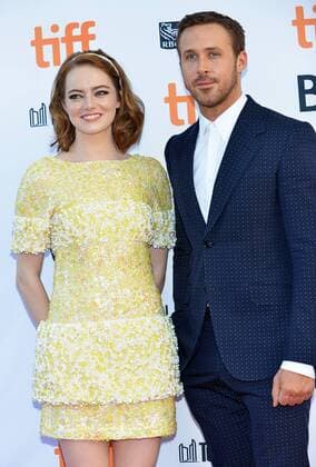 Emma Stone and Ryan Gosling arrive at the Toronto International Film Festival premiere of La La Land at the Princess of Wales Theatre in Toronto, Canada on September 12, 2016.  TOR2016091206 CHRISTINExCHEW