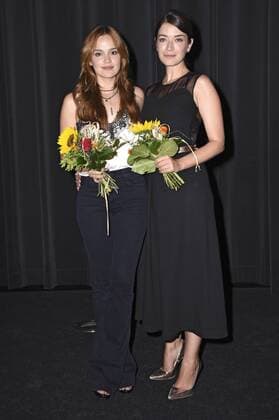 Emilia Schüle und Anna Bederke bei der Premiere des Kinofilms LenaLove im Mathäser Filmpalast. München, 12.09.2016 Foto:xP.xSchönbergerx xFuturexImage